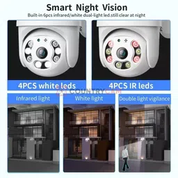 COUNTRYCAM 5MP FHD WiFi Camera PTZ Two Way Audio Color Night Vision Waterproof Outdoor Security Camera image 3