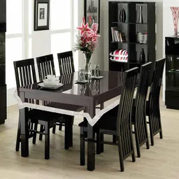 abhsant Solid 6 Seater Table Cover image 2