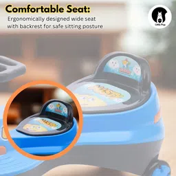 littlepup Premium Kids Swing Car Magic Twister Ride Toy Push Ride On Car Rideons & Wagons Battery Operated Ride On image 4