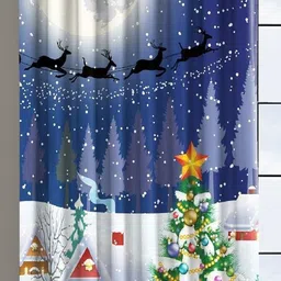 manvicreations 213 cm (7 ft) Door Polyester Room Darkening Curtain Single Curtain-picture-29