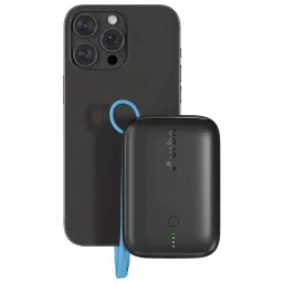 urbn Nano Link 10000 mAh 22.5W Fast Charging Power Bank (1 Type A and 2 Type C Ports, Power Delivery Compatible, Black) image 5