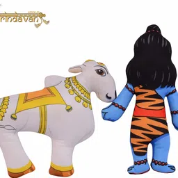 vrindavanstore.in Lord shiva and nandi- 7.5 inch image 4
