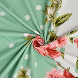 cb home 300 TC Cotton King Printed Fitted (Elastic) Bedsheet image 3