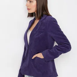 vero moda Women Solid Single Breasted Casual Blazer image 3