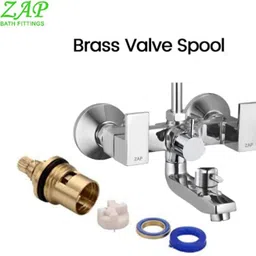 ZAP Skoda Series 3 in 1 Wall Mixer with Cartridge Brass Valve(Chrome Finish) Skoda Series image 3