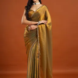 lorofy Embellished Bollywood Tissue, Silk Blend Saree-picture-28