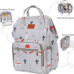 1st step Smart, Multi-Functional Waterproof Handbag with Shoulder Strap for Mother Travel Backpack Diaper Bag image 2