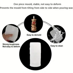 husaini mart Regular Silicone Candle Moulds image 4