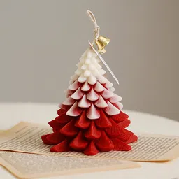 aromatic fables Christmas Tree Red Wax Scented Candles image 1