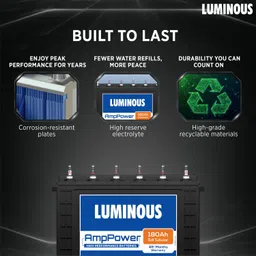 luminous AMP - AP18048TT Tubular Inverter Battery image 3