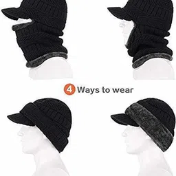 youth robe Solid Beanie image 3