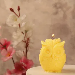 Parkash Candles Yellow Scented Owl Candles-picture-33