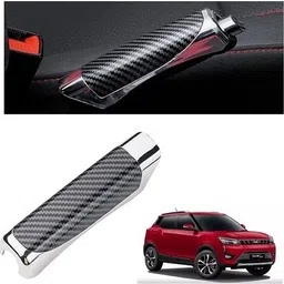 slshilpa Anti-Slip Parking Handbrake Decorative Cap For Mahindra XUV 300 Car Handbrake Grip-picture-15