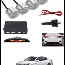 peeps store Car Premium 4 Silver Reverse Parking Sensor-AP25A124 Car Premium 4 Silver Reverse Parking Sensor-AP25A124 Parking Sensor-picture-33