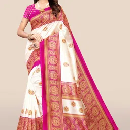 moda rapido Printed Bollywood Art Silk Saree-picture-13