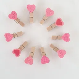 art street 10 Pcs Mini Spring Wood Clips Clothes Photo Paper Peg Pin Clothespin Craft Clips Wooden Cloth Clips image 4