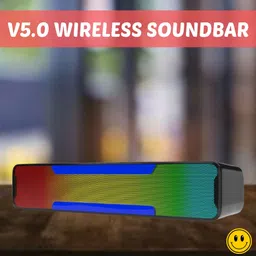 FRONY Megabar (PORTABLE HOME TV SOUNDBAR) Dynamic Thunder Sound With RGB LightA184 20 W Bluetooth Soundbar-picture-47