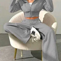 farukhi creation Solid Women Track Suit image 1