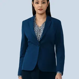 rocksy Women Solid Single Breasted Casual Blazer-picture-12