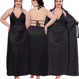 thumka Women Nighty with Robe-picture-12