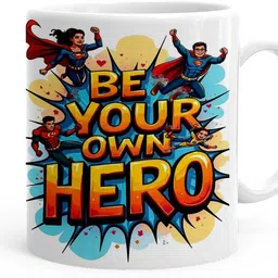 kesari gift Be Your Own Hero Printed(Ps250656)_new Ceramic Coffee Mug-picture-32