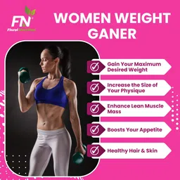 floral nutrition Women Super Weight Gainer / Mass Gainer with Vitamins & Minerals image 4