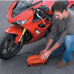 black+decker ASI200-XJ 120 psi Tyre Air Pump for Car & Bike image 2