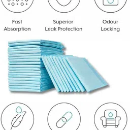 ondex Leak Proof Underpads for Adults, Patients Underpads Bulk Pack 50 Adult Diapers - XL image 4
