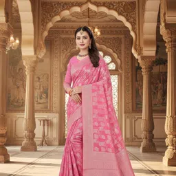 saadhvi Woven Banarasi Cotton Blend Saree-picture-40