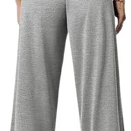 voxaura Women Solid Grey Track Pants image 2