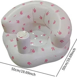 raster-tex Inflatable Baby Sofa Seat with Backrest Inflatable Sofa/ Chair image 3