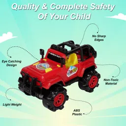 asian Rocks Jeep Toy Car – Friction Powered, Durable Push & Go Vehicle for Kids image 5