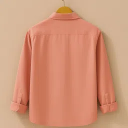 foxey Men Regular Fit Solid Slim Collar Casual Shirt image 2