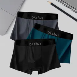 dasens Pack of 3 Solid Men Brief-picture-32