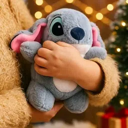 hellobear Stitch Cartoon Teddy Bear Gray with Integrated Hot Water Bag - 28 cm-picture-33