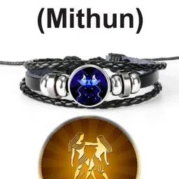 artcollection Stone, Silver, Leather Silver Bracelet image 4