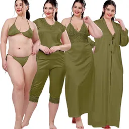 thumka Pack of 6 Women Nighty Set-picture-15