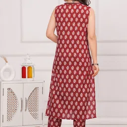 anmi Women Pure Cotton Kurta Pant Set image 2