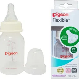 pigeon Flexible Feeding Bottle - 120 ml. COMBO PACK OF 2 - 120 ml image 2