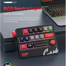 swabs Mechanical Keyboard Macro Defined Joystick Aluminum Alloy Hot Plugging RGB Customized Game Keyboards Laptop Keyboard Skin image 2