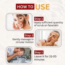 fidosta De-Tan Scrub For Face & Body| Deep Pore Cleansing | Dirt Removal Scrub05 Scrub image 4