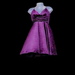 sb aura Women Blouson Purple Above Knee/Mid Thigh Length Dress image 2