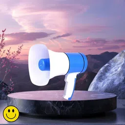 clairbell Handheld Megaphone with Siren, Microphone & Rechargeable for Outdoor EventsB272 Bhopu Portable Megaphone, Siren Loudspeaker Function and Long Battery BackupY272 Outdoor PA System-picture-13