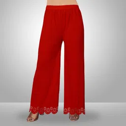 kiran impex Pack of 3 Women Straight Fit Multicolor Lycra Blend Trousers image 2