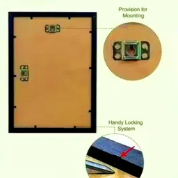 noble grain Elegant Wooden Photo Frame for Wall Religious Frame image 3