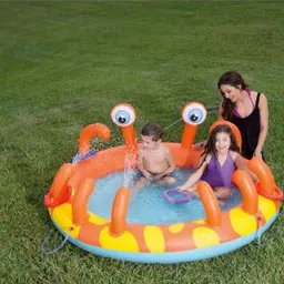 tiny tales interactive (IND*94) inflatable pool crab 165cm x 150cm x 63cm Multicolor Inflatable Swimming Pool-picture-30