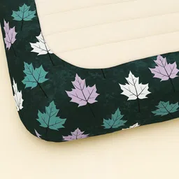 ulom Woolen Queen Fitted (Elastic) 320 TC Floral Bedsheet image 4