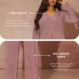 leriya fashion Shirt Pant Co-ords Set image 5