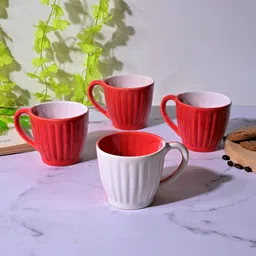 storepedia Pack of 12 Ceramic Tea Cups Set 150ml Coffee Cup & Coffee Mug Set for Home, Office & Kitchen image 2