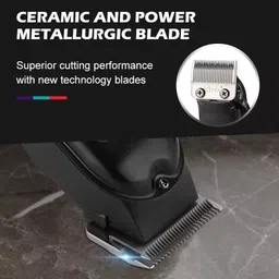 VGR V-051 Professional Hair Clipper with LED Display,New Powder Metallurgic Blades, Trimmer 300 min Runtime 4 Length Settings image 5